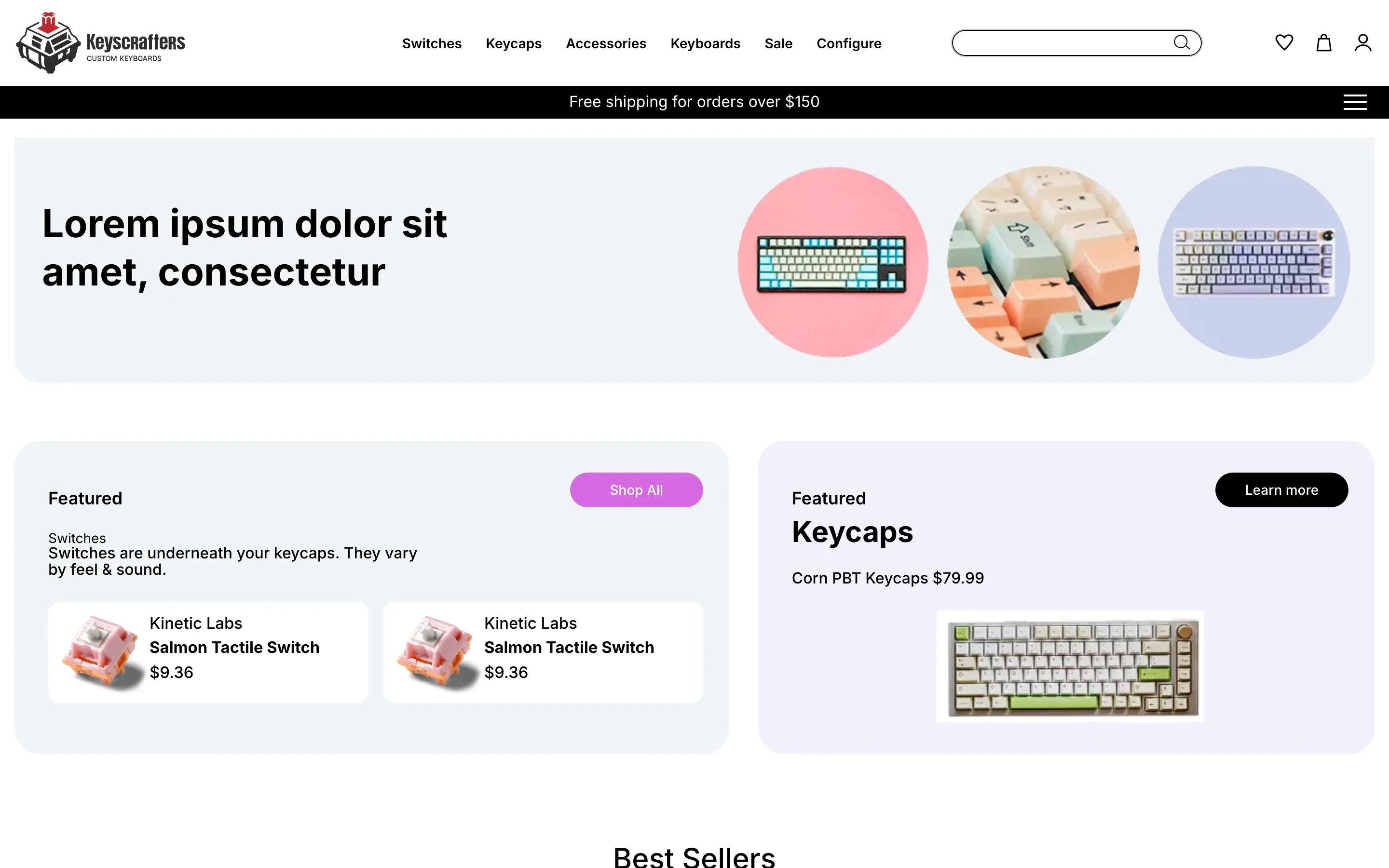Keyboards Studio — catálogo de teclados personalizados